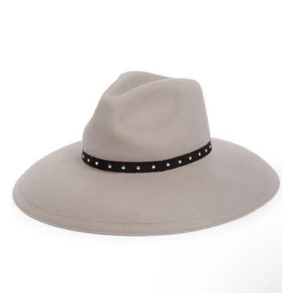 Ted Baker London Rosieyy Grey 100% Wool Felt Hat, Wide Brim NWT MSRP $95 main image 5